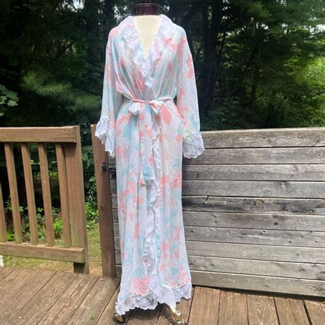 givenchy paris intimate vintage duster pink|Givenchy Intimates Paris satin robe large .